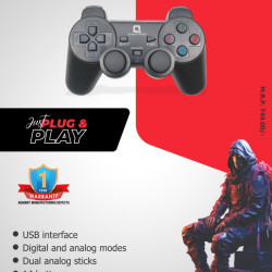 Quantron QGP-1800 Joysticks Game Pad with Vibration plug and play Gaming Controller USB Gamepad Quantron QGP-1800 Joysticks Game Pad with Vibration plug and play Gaming Controller USB Gamepad