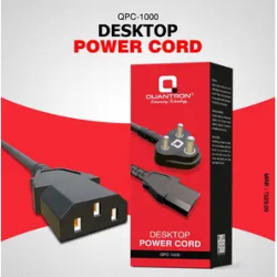Quantron QPC-1000 Desktop Power Cord 3 Pin Power Cable Quantron QPC-1000 Desktop Power Cord 3 Pin Power Cable