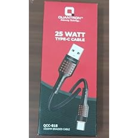 Quantron QCC-825 USB to Type C Mobile Data cable