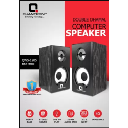 Quantron QWS-1205 COMPUTER SPEAKER 3 WATT STEREO Laptop Desktop Computer Speaker Quantron QWS-1205 COMPUTER SPEAKER 3 WATT STEREO Laptop Desktop Computer Speaker