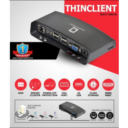 QUANTRON FL100 ThinClient USB HDMI Workstation shares 1 pc with 40 USER Virtual PC Thin Client