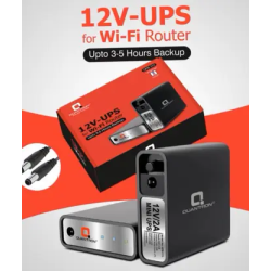 Quantron QPB-773 12 Volt CCTV WI-FI ROUTER Power Backup UPS Quantron QPB-773 12 Volt CCTV WI-FI ROUTER Power Backup UPS