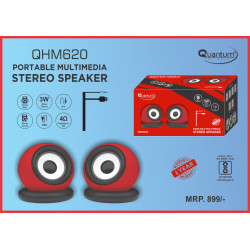 QUANTUM QHM620 USB SPEAKER 6W Laptop/Desktop Computer Wired Speaker