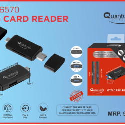 QUANTUM QHM6570 SD/TF TYPE C Micro USB HI-SPEED OTG Card Reader