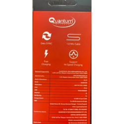 Quantum S5 Type C Data & Charging 1M. 3A Ultra High Speed Mobile phones Data Transfer USB Data Cable Quantum S5 Type C Data & Charging 1M. 3A Ultra High Speed Mobile phones Data Transfer USB Data Cable