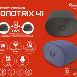 Quantum QHM-41 Q SonoTrix 41 Wireless Bluetooth Speaker