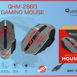 QUANTUM QHM-286G Wired Mechanical USB Gaming Mouse