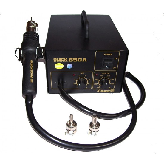 Hot Air Gun Quick 850A+ Soldering MotherBoard, Mobile, SMD Repair Rework Station Blower SMD