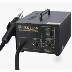 Hot Air Gun Quick 850A Soldering MotherBoard, Mobile, SMD Repair Rework Station Blower SMD