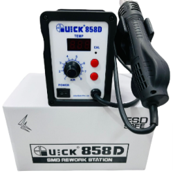 Quick 858D Digital SMD Rework Soldering Station Auto Cut SMD Machine Quick 858D Digital SMD Rework Soldering Station Auto Cut SMD Machine