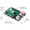 Raspberry Pi 4 Model B 1.5GHz ARM CPU 4GB Motherboard with WiFi and PC Bluetooth Board Computer