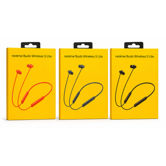 realme Buds Wireless 5 Lite Bluetooth Neckband Earphones