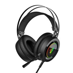 Redgear Cloak Wired RGB Wired Over Ear Gaming Headphone