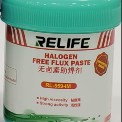 RELIFE RL-559-IM 100g PCB SMD BGA flux lead-free and halogen-free environmentally friendly no-clean Rosin Solder Flux Paste RELIFE RL-559-IM 100g PCB SMD BGA flux lead-free and halogen-free environmentally friendly no-clean Rosin Solder Flux Paste