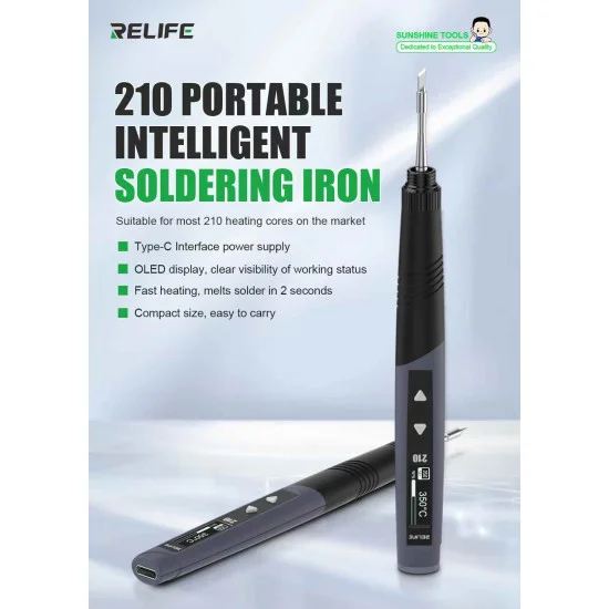 RELIFE RL-210 Portable Type C Soldering Iron