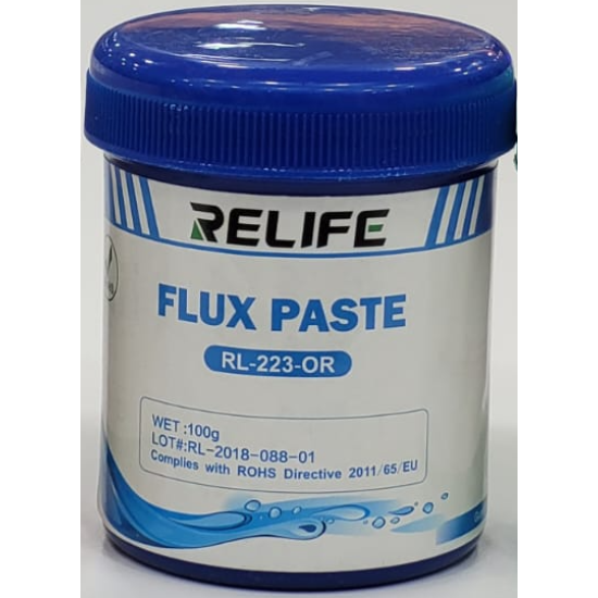 RELIFE RL-223-OR 100g PCB SMD BGA flux lead-free Rosin Solder Flux Paste