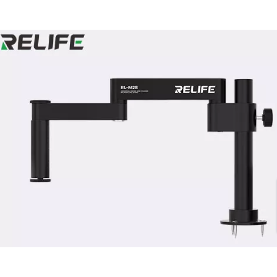RELIFE RL-M28 Microscope Swing Arm Rotary Folding Support Universal Flexible 360° Adjustable Fixed Lifting Metal Forging Bracket