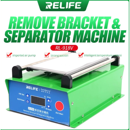 RELIFE RL-918V Screen Separator Max 8.5 inches for Phone Disassemble Repair Tools LCD Vacuum Machine Remove Bracket Separator