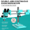 RF4 RF-7050TVW 7-50X Trinocular STL2 Double Arm 360 Degree Angle Boom Stand Trinocular Stereo Microscope