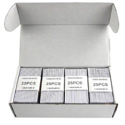 RFID Thick Cards 1.8mm Thick with Slot Hole for Access Control System & Time Attendance Pack of 25 Pcs Inkjet Printable Smart Card