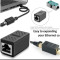 CAT6 RJ45 Coupler Female-to-Female LAN Cable Jointer Range Extender Adapter