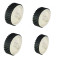 Robotic-Wheel-5x2 for Robotics DIY for DC Gear Motor, 5x2 cm (Pack of 4) by Indian Hobby Center Wheel Robotic Tyre