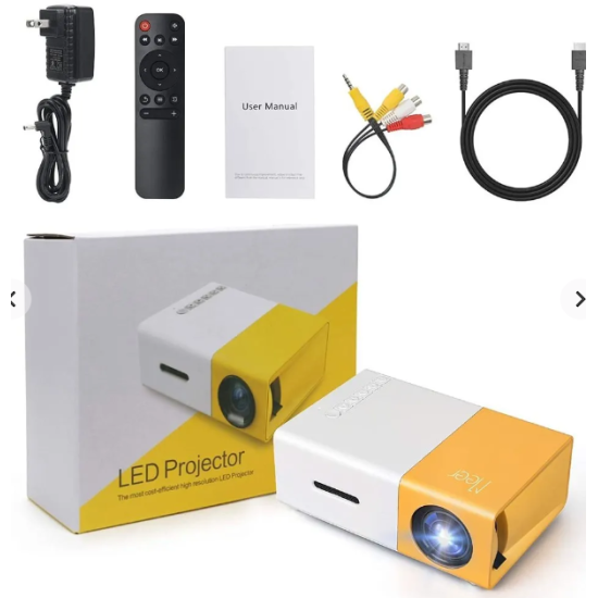 Mini LED RR7 Projector 2300 Lumens Portable Projector