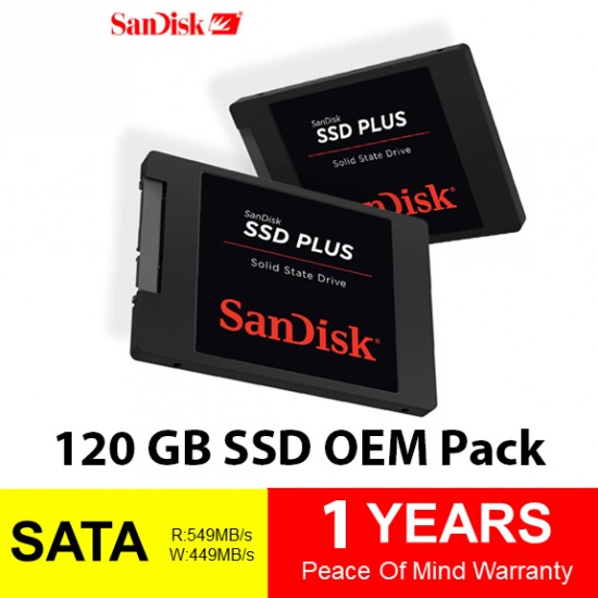 SanDisk 128GB SATA 2.5 inch OEM Pack Internal Drive SSD