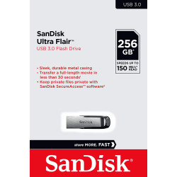 SanDisk 256GB Flash Ultra Flair 256GB USB 3.0 Pen Drive 