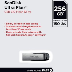 SanDisk 256GB Flash Ultra Flair 256GB USB 3.0 Pen Drive 