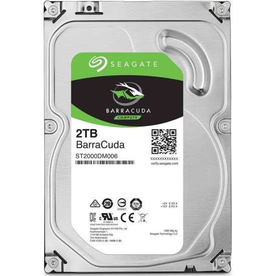 Seagate 2TB HDD Drive 3.5 Inch Surveillances/Desktop Hard Disk