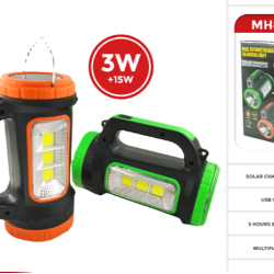Multifunctional Search light Solar USB Charging Portable F-910 / MH818B LED Camping Lantern Lamp