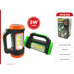 Multifunctional Search light Solar USB Charging Portable F-910 / MH818B LED Camping Lantern Lamp