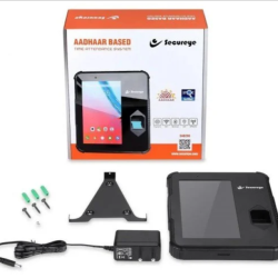 Secureye S-SAB3000 Biometric 4G Aadhaar Attendance System Tablet Based 7 Inches Attendance Machine
