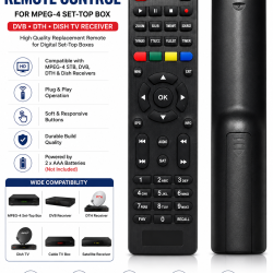 Remote Control Universal MPEG-4 DVB DTH Dish Set Top Box Common Remote