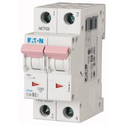 EATON-PLSM-C2/2-MW - Miniature circuit breaker (MCB),2 A,2p,characteristic: C MCB