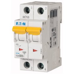 EATON-PLSM-C25/2-MW - Miniature circuit breaker (MCB), 25 A, 2p, characteristic: C MCB