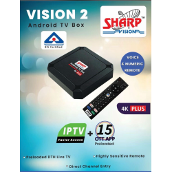 Sharp Vision 2 4K Plus Smart Android TV Box