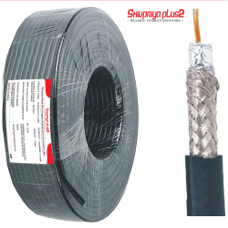 Shivpriya Plus2 RG-6 Copper Clad Steel Audio and Video Cable for TV, Antenna, Satellite, DVR and Amplifiers Coaxial Cable