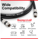 Shivpriya Plus2 RG-6 Copper Clad Audio and Video Cable for TV, Antenna, Satellite, DVR and Amplifiers Coaxial Cable