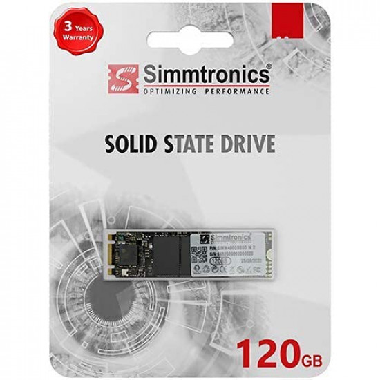 Simmtronics 120gb M.2 Sata 6GB/SEC Internal Solid State Drive SSD