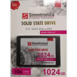 Simmtronics 1024GB 1TB SATA 2.5 Inch 6GB/SEC Internal 3D NAND Solid State Drive SSD