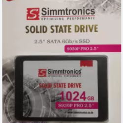 Simmtronics 1024GB 1TB SATA 2.5 Inch 6GB/SEC Internal 3D NAND Solid State Drive SSD