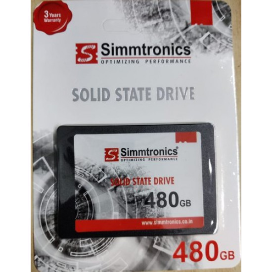 Simmtronics 480gb SATA 2.5 Inch 6GB/SEC Internal 3D NAND Solid State Drive SSD