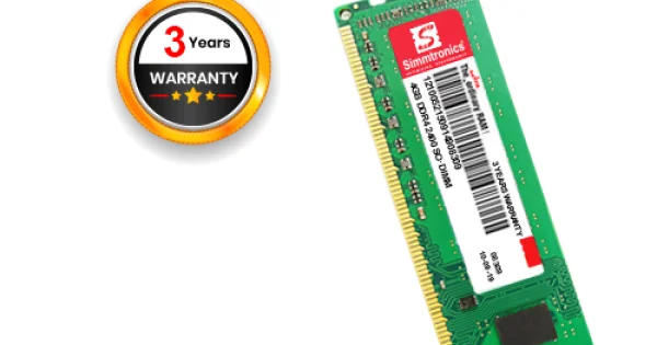 Simmtronics DDR4 Desktop RAM - 4GB RAM Desktop ₹1,950