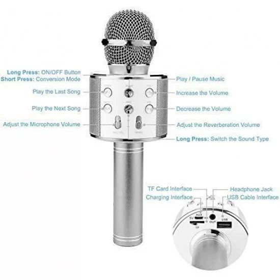 Handy Mike Speaker Multifunction Bluetooth Wireless Handy Mike Speaker With Price India