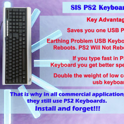 PS2 Keyboard SIS Commercial Computer PS/2 Keyboard