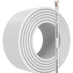 Shivpriya Plus2 Coaxial Pure Copper 50 Meter 3+1 CCTV Cable