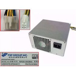 SMPS Lenovo FSP250-30AGBAA PCE026 HK350-12PP 54Y8934 SP50A36171 M6600 M8600 M4200f M4900c M6600 T6900c M8600t 10 + 4 Pin 250W ATX Power Supply