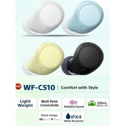 Sony WF-C510 Truly Wireless TWS Bluetooth Earbuds Sony WF-C510 Truly Wireless TWS Bluetooth Earbuds